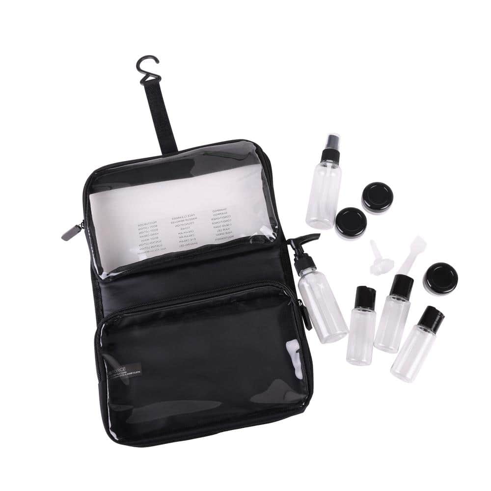 Modern Sport Hanging Toiletry Organizer with 2 Travel-Size Liquid