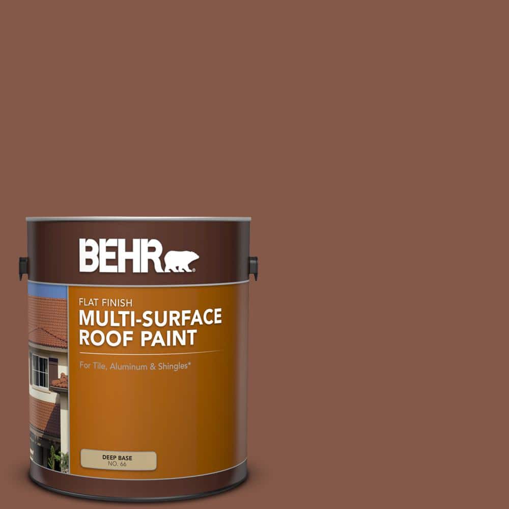 1 gal. #MS-05 Madera Flat Multi-Surface Exterior Roof Paint