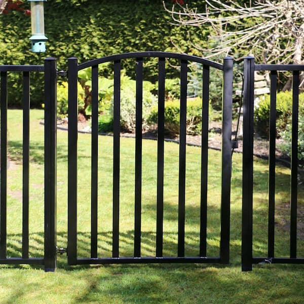 Damaged Stock Clearance! Black Security Fence Gate 