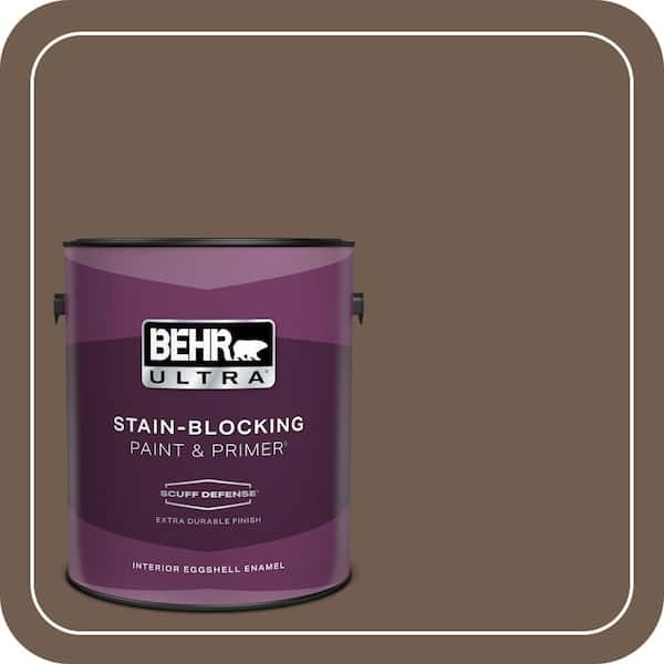 BEHR ULTRA 1 gal. #PPF-52 Rich Brown Extra Durable Eggshell Enamel Interior Paint & Primer