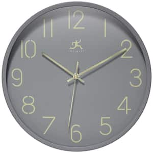 Seiko 13 in. Yori Pearl Office Wall Clock QXA787WLH - The Home Depot