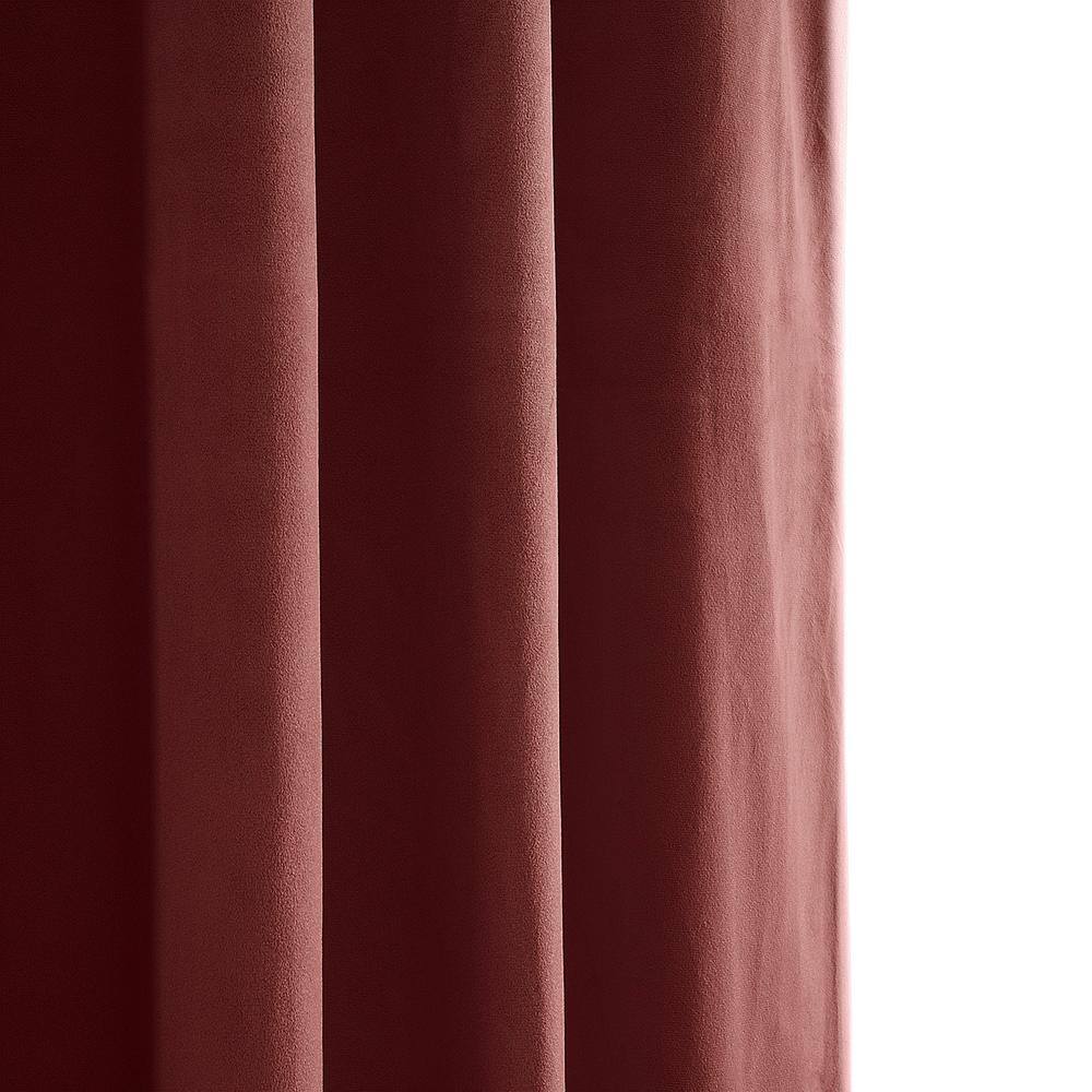 Burgundy Velvet Blackout Window Panel 50" x 108"