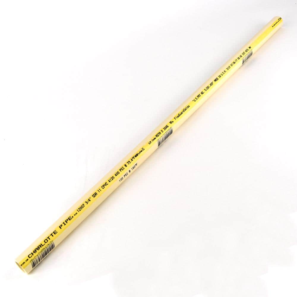 3/4 in. x 2 ft. CPVC Water Supply Pipe price history on PriceWatchPro