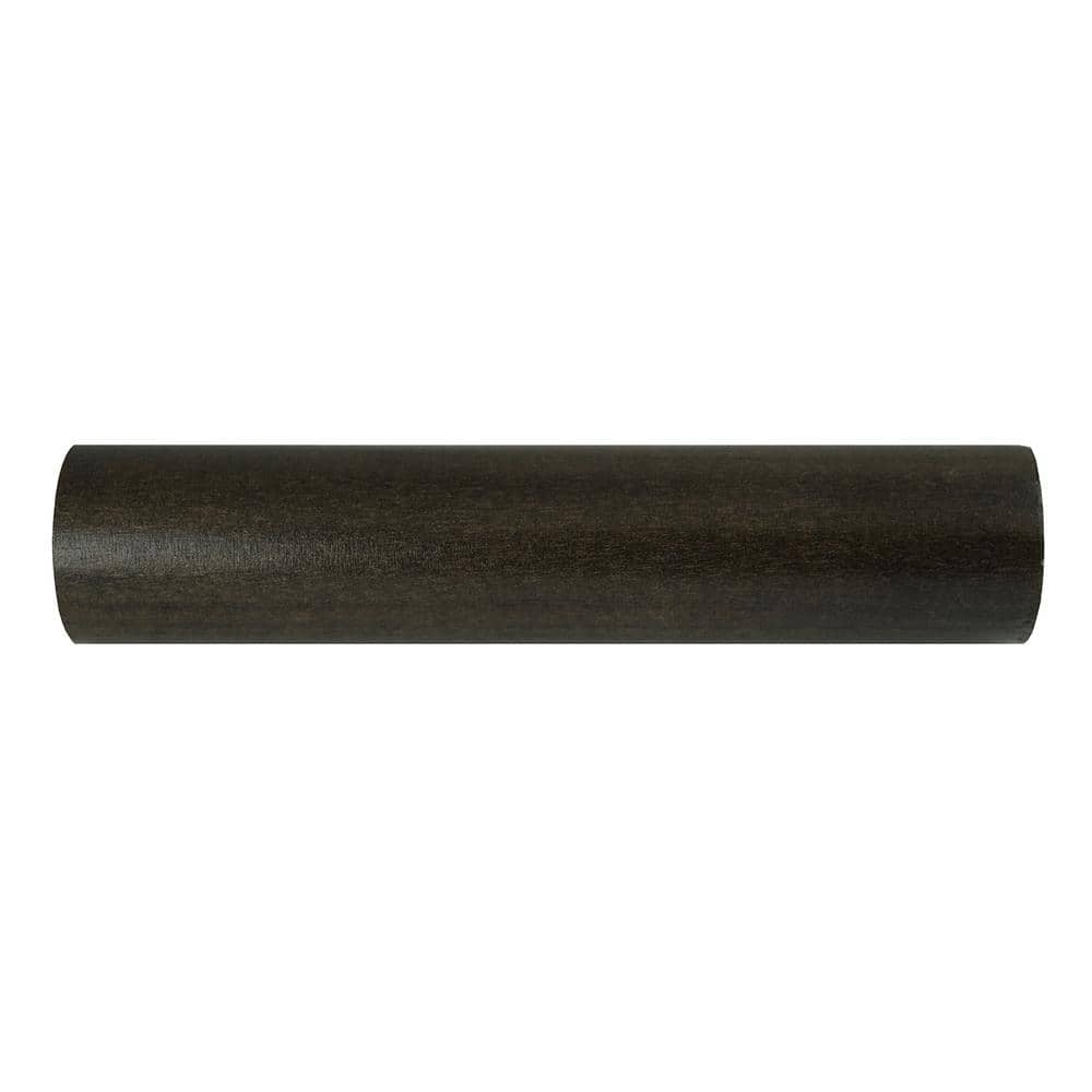 Everbilt 72 in. HeavyDuty Walnut Wood Closet Rod 65515 The Home Depot