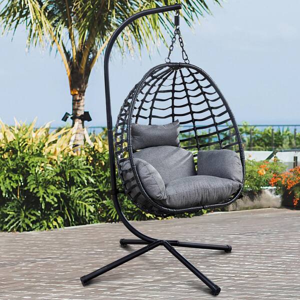 oval shape swing chair