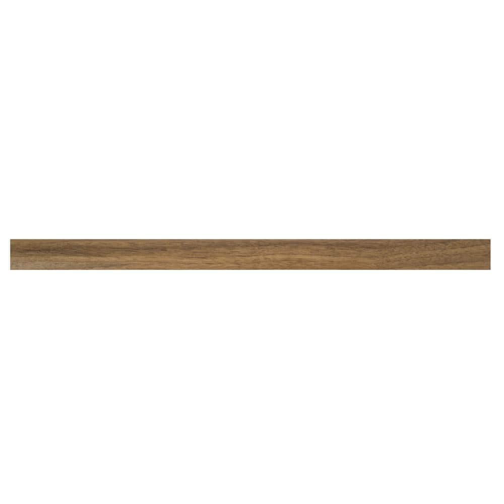 Warm Birch Vinyl Waterproof Baseboard Trim 94" Length
