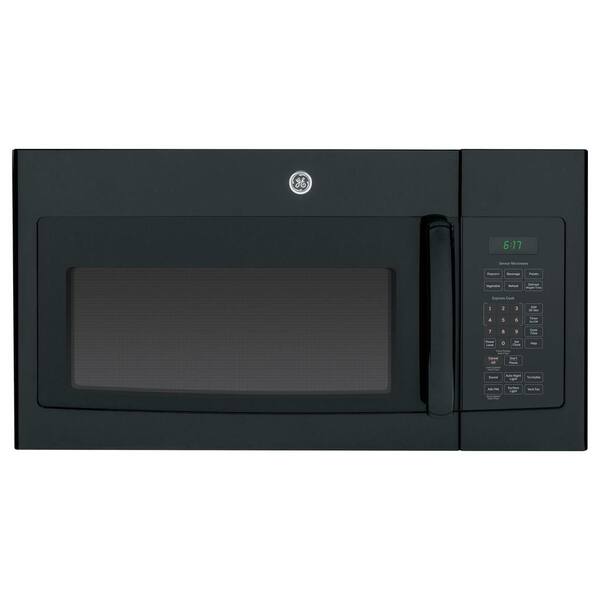 GE 1.7 cu. ft. Over the Range Microwave in Black with Sensor Cooking