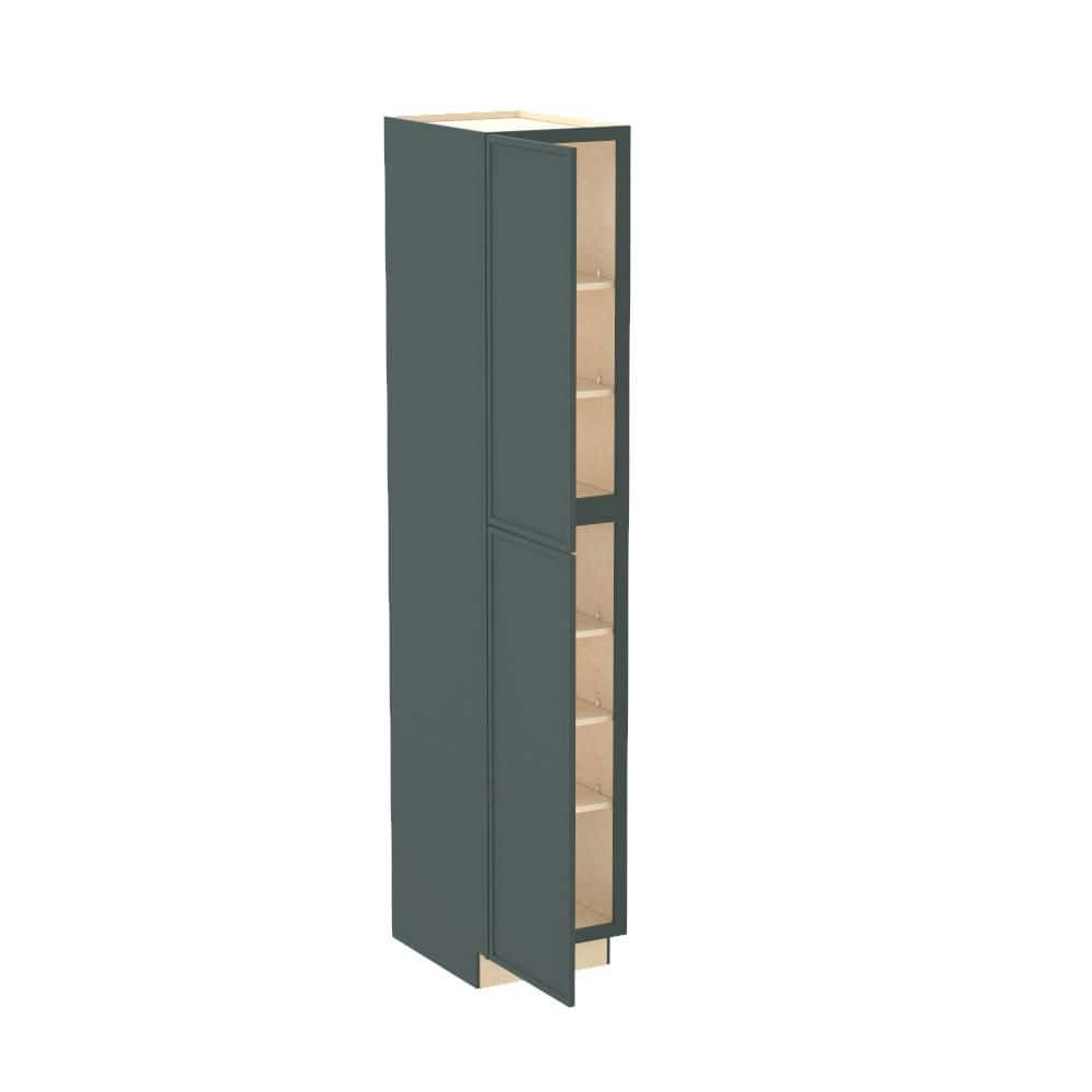 Franklin 18 in. W x 24 in. D x 96 in. H Assembled Plywood Pantry Kitchen Cabinet in Verdant Green with Soft Close LH price history on PriceWatchPro