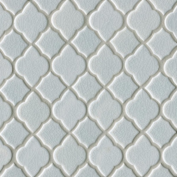 Bedrosians Gallerie 2 in. x 2 in. Grey Porcelain Mosaic Tile (7.6 sq. ft./Case)