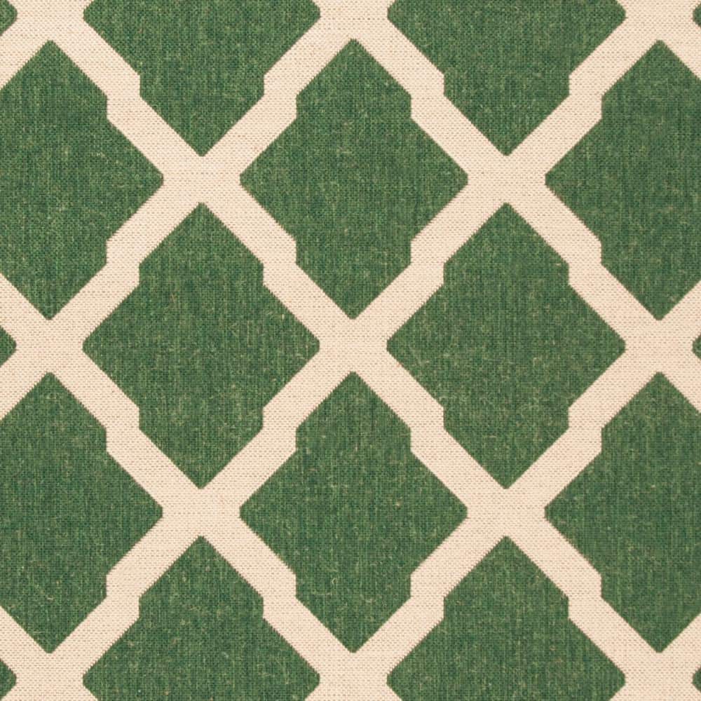 Luxe Cream and Rust Geometric 9' x 12' Synthetic Area Rug