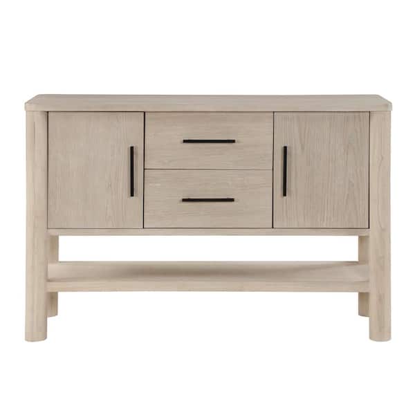 Steve Silver Gabby Brown Oak 54 in. Sideboard Server