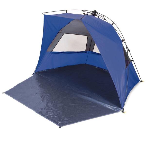 Picnic Time Haven Portable Sun and Wind Shelter in Blue