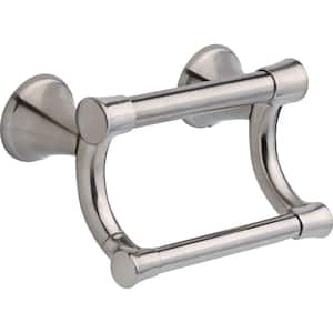 Decor Assist Transitional Toilet Paper Holder with Assist Bar in Stainless