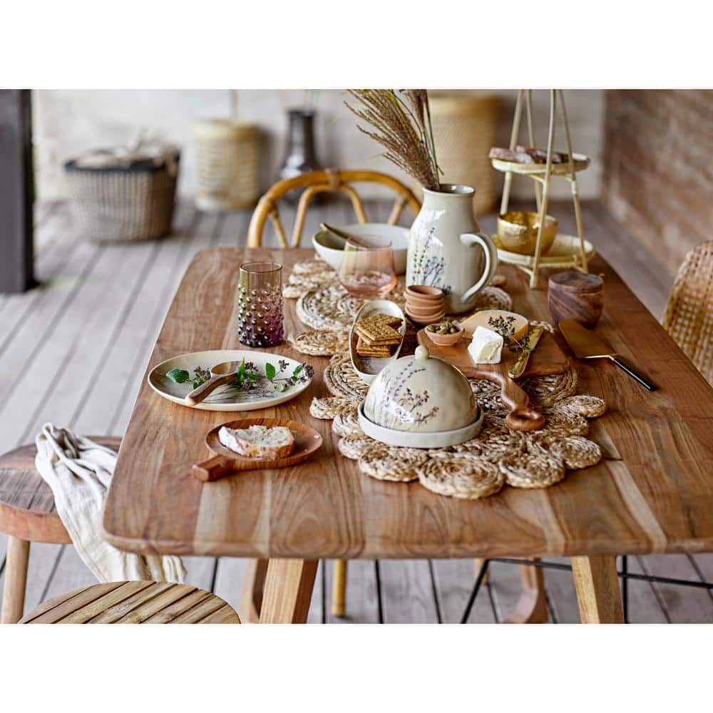 Matte Gold Hammered Metal Serving Bowls (Set of 2)