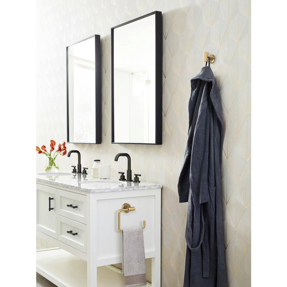 Matte Black Modern Mid-Century Cabinet Bar Pull with Mounting Hardware