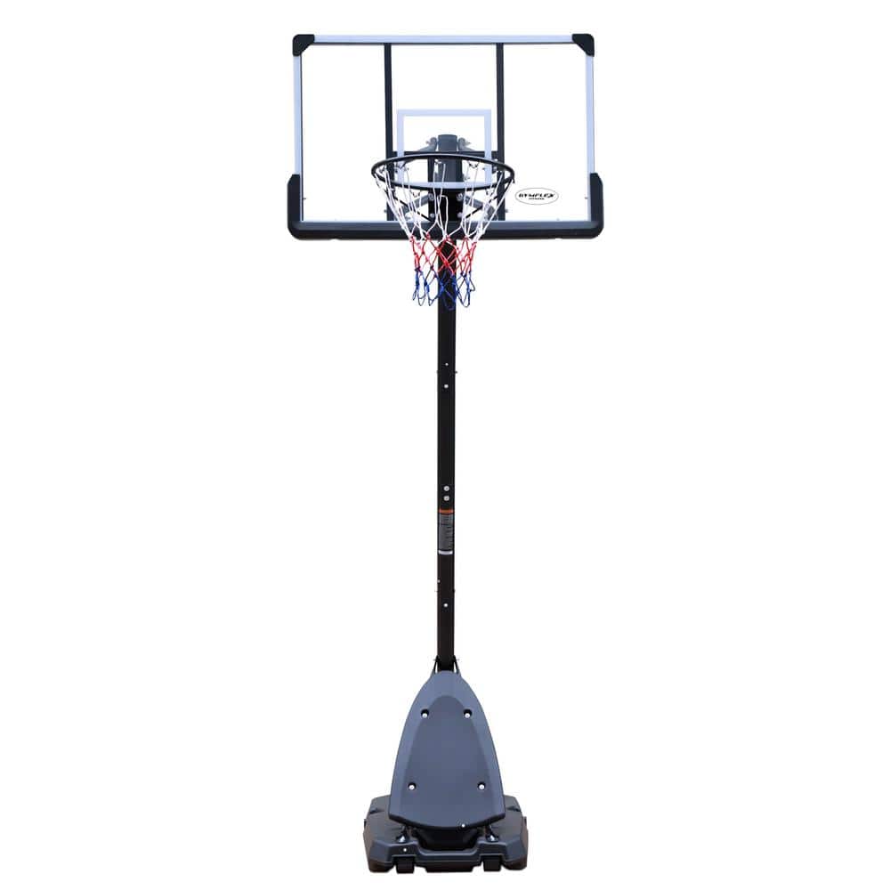 Outdoor Portable Basketball Goal Height Adjustable 6 ft. to 10 ft. with 44 