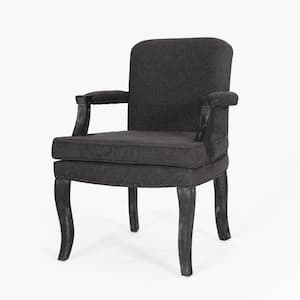 Ardson Gray Fabric and Wood Upholstered Dining Chair