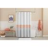 StyleWell Multi-Color Stripe Shower Curtain NH-210401-Y - The Home