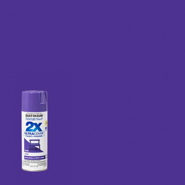 Rust-Oleum Painter's Touch 2X 12 oz. Gloss Grape General Purpose Spray Paint (6-Pack)