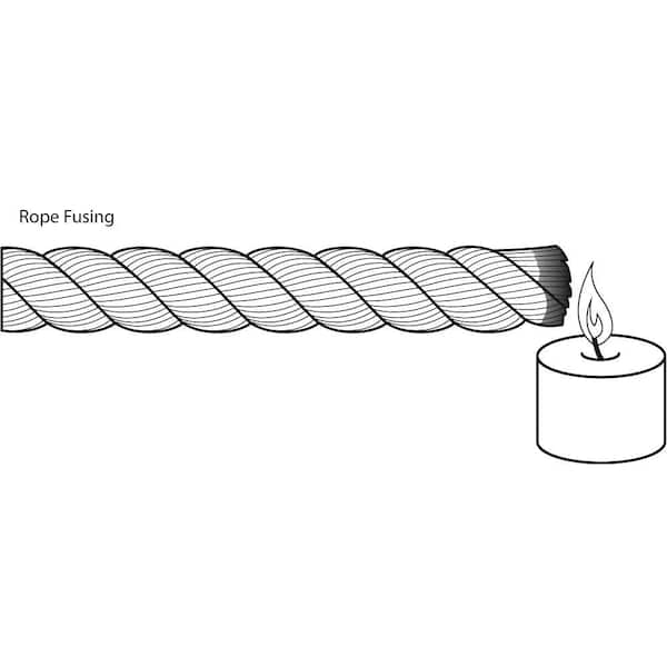 T.W. Evans Cordage #4 x 1/8 in. Solid Braid Nylon Rope 100 ft. 44-040 - The  Home Depot