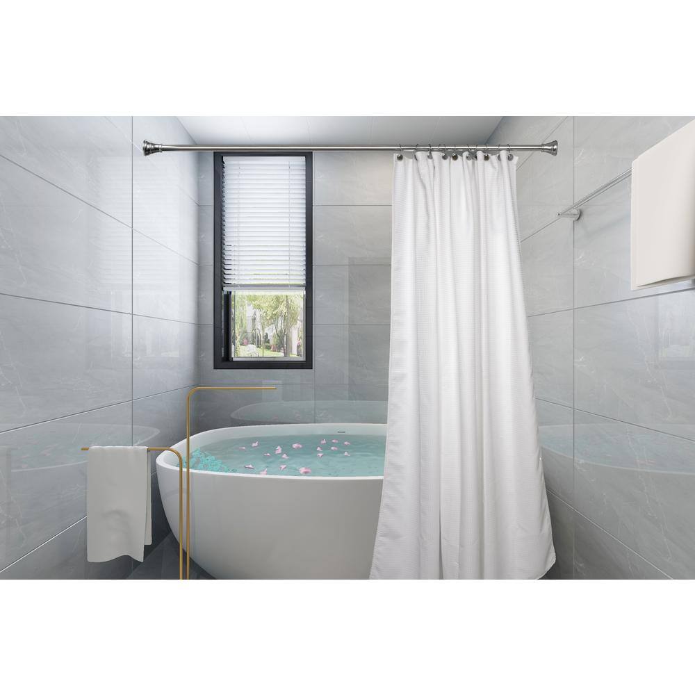 Chrome Heavy-Duty Rust Resistant Shower Curtain Hooks Set of 12