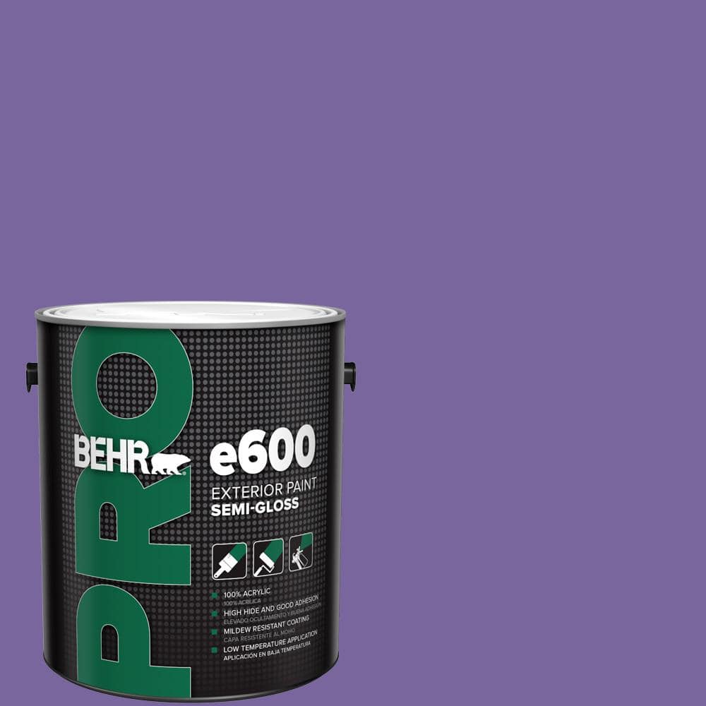 BEHR PRO 1 gal. #PPU16-03 Purple Paradise Semi-Gloss Exterior