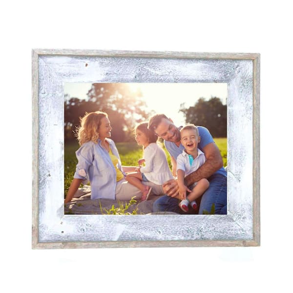 BarnwoodUSA Rustic Farmhouse Artisan 24 in. x 30 in. Weathered Gray  Reclaimed Picture Frame 24x30 Artisan Weathered Gray - The Home Depot