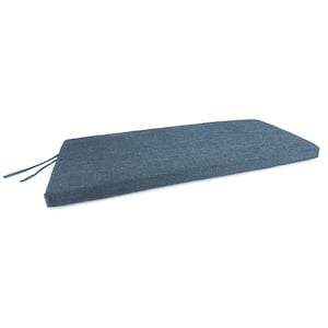 45 in. L x 18 in. W x 2 in. T Outdoor Glider Bench Cushion in Tory Denim