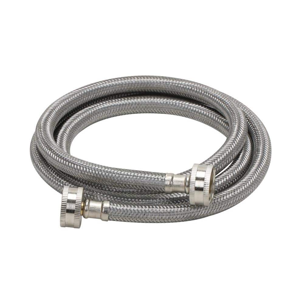 Braided Stainless Steel Washing Machine Connector 3/4 in. Hose x 3/4 in. Hose x 72 in. Length price history on PriceWatchPro