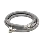 Fluidmaster Braided Stainless Steel Washing Machine Connector 3/4 in. Hose x  3/4 in. Hose x 48 in. Length B9WM48 - The Home Depot