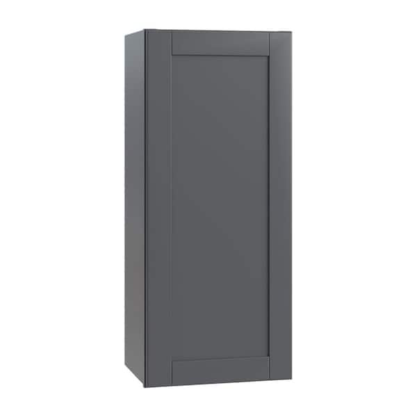 MILL'S PRIDE Richmond Venetian Onyx Plywood Shaker Stock Ready to Assemble Wall Kitchen Cabinet Sft Cls 18 in W x 12 in D x 42 in H