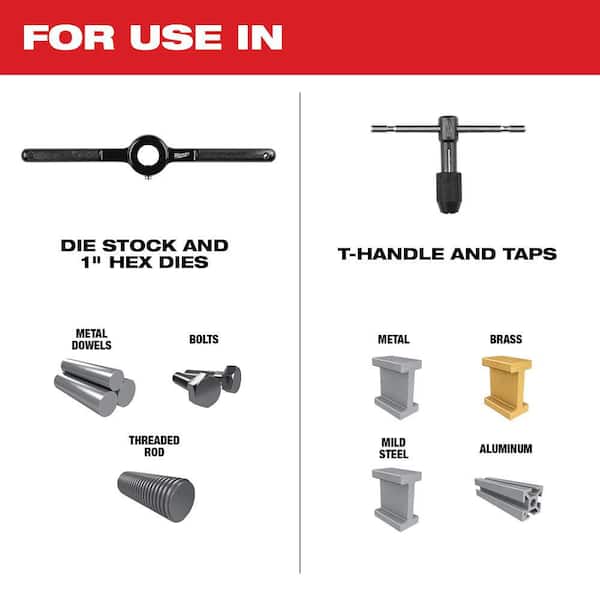 Metric Tap and Die Set (17-Piece)