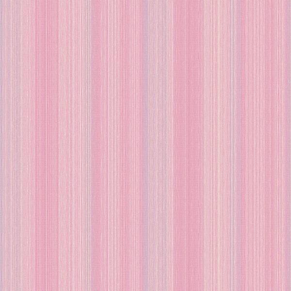 The Wallpaper Company 56 sq. ft. Multi Col String Stripe Raised Inks Bubble Gum Pink Wallpaper