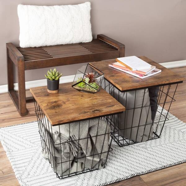 Storage shop table basket