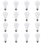 Bulbrite 50/100/150-Watt A21 Frost Dimmable Light 3-Way Incandescent ...