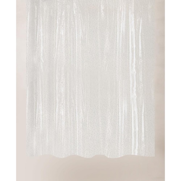 Unbranded Stardust EVA Shower Curtain Silver 70"X72"