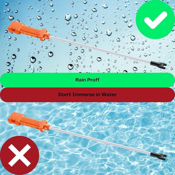 VETPLUS Rechargeable Livestock Prod – 38.5-Inch Total Length With 28.5-Inch Flexible Shaft, LED Torch, Waterproof, For Cattle, Dogs, Hogs & Sheep