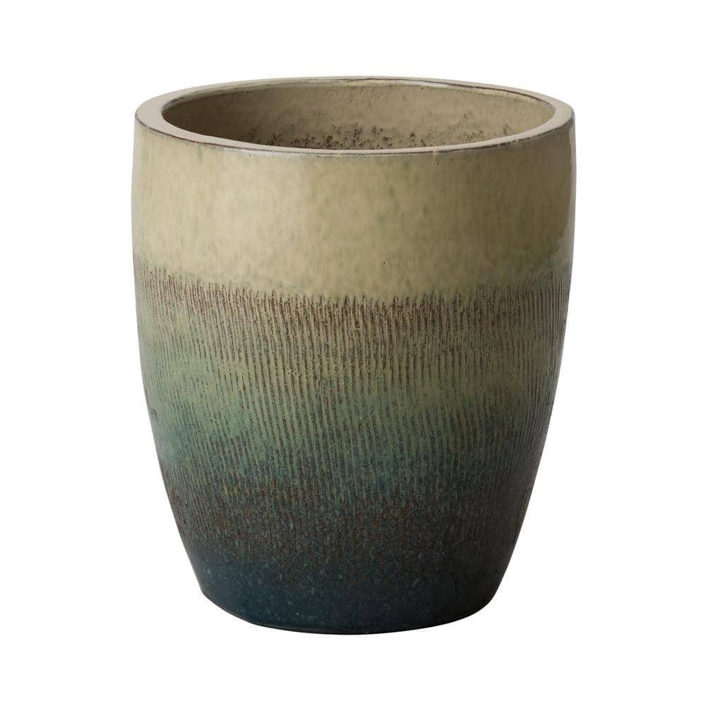 Dad percent Meeting Emissary Bullet 15.5 in. Bayside Green Ceramic Round Planter 0533BS-3 - The Home Depot Dad percent Meeting Emissary Bullet 15.5 in. Bayside Green Ceramic Round Planter 0533BS-3 - The Home Depot