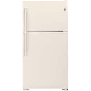 GE 19.2 cu. ft. Top Freezer Refrigerator in White, ENERGY STAR ...
