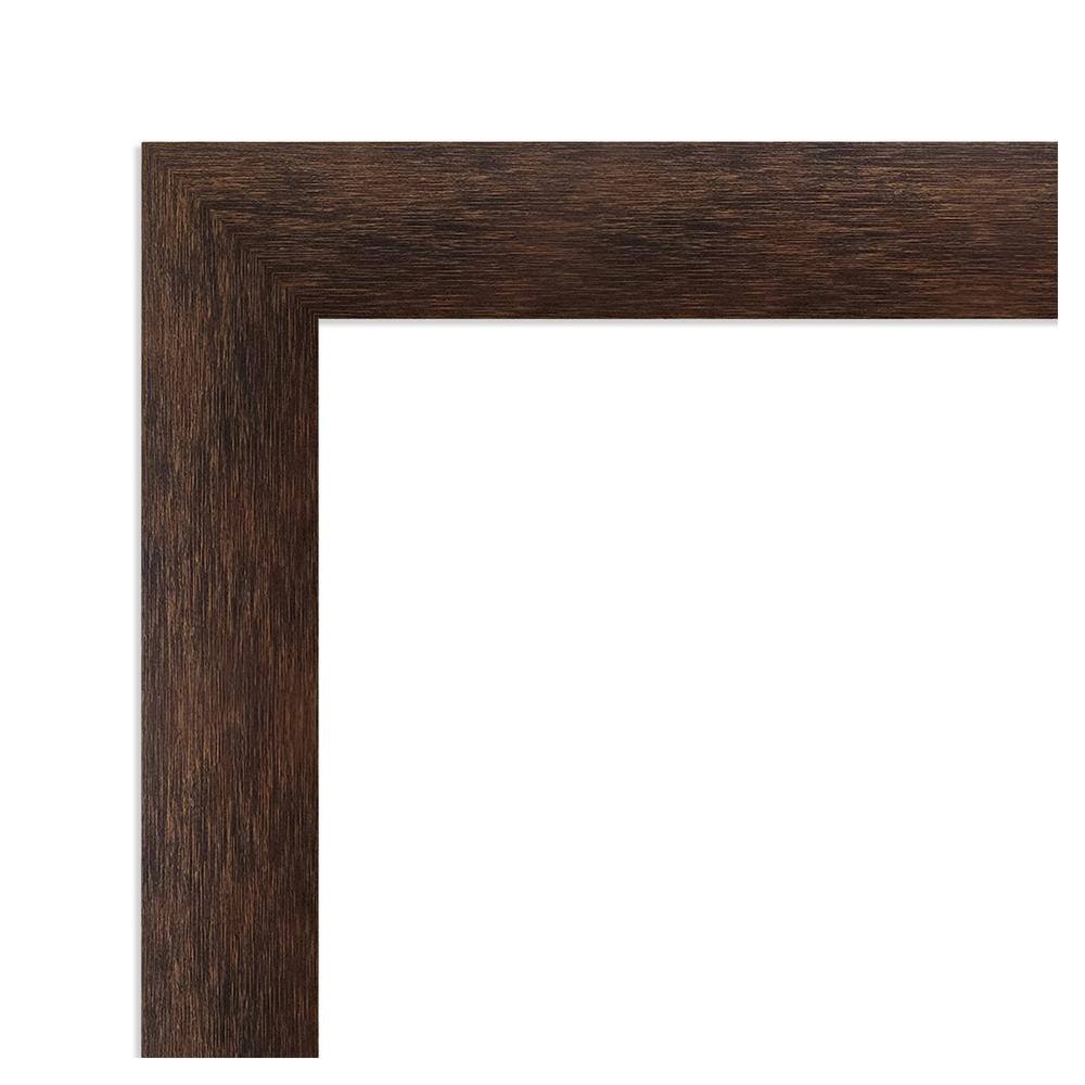 Warm Walnut Narrow Wood Wall Picture Frame 22"x28"
