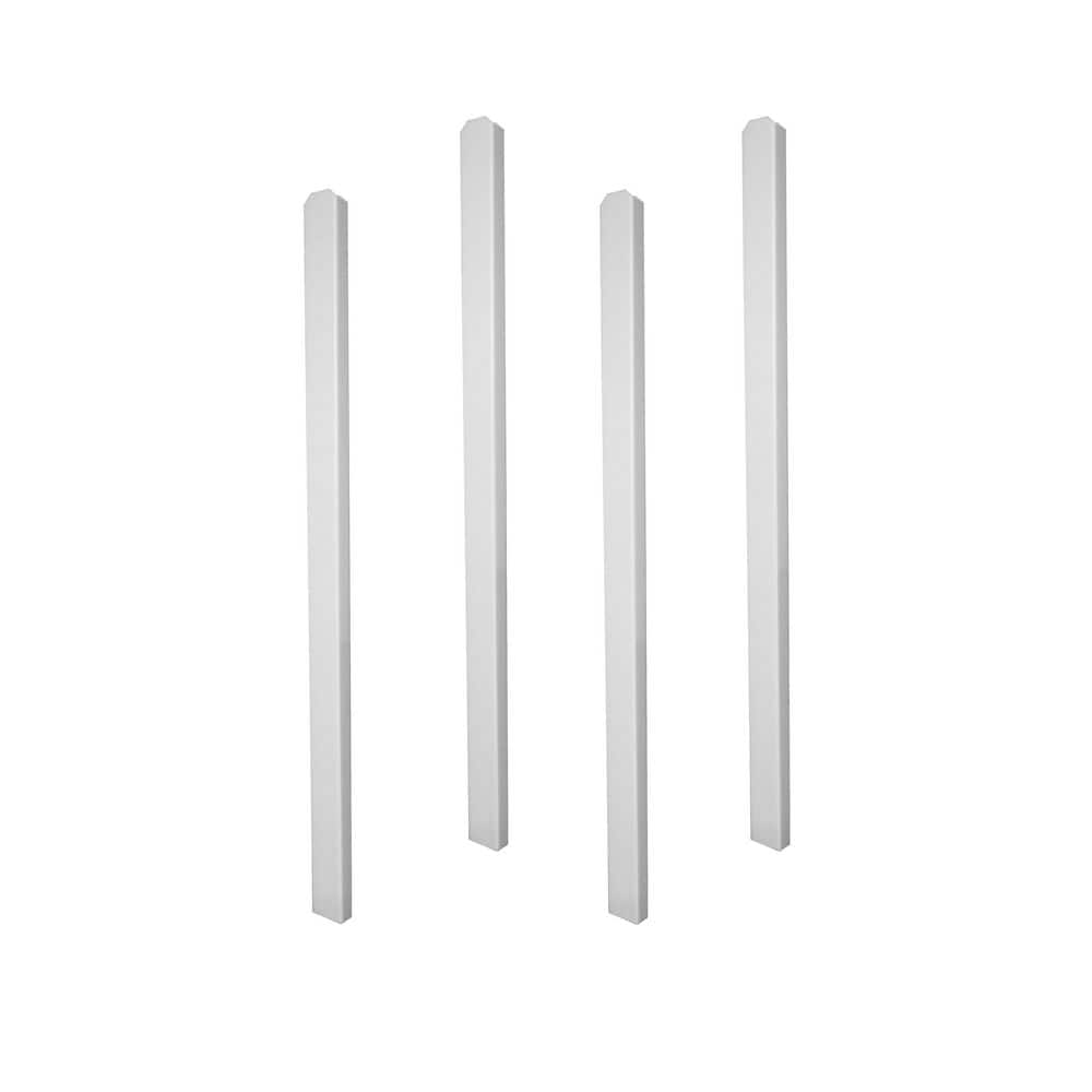 Zippity Outdoor Products 1.75 in. x 3.25 in. x 58 in. White