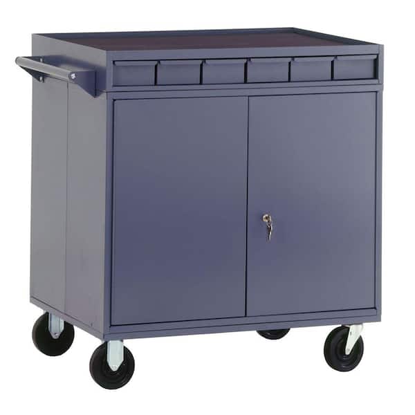 Edsal 34 in. x 24 in. 12-Drawer Double Access Roller Cabinet Tool Chest with Storage