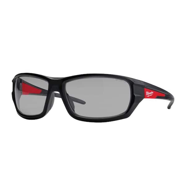 Gray Performance Safety Glasses Fog-Free Lenses