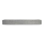 Rustic 72 in. Ash Gray Mantel