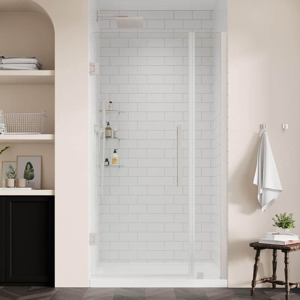 Endless Tampa-Pro 32'' Satin Nickel Frameless Shower Kit