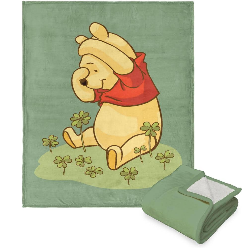 THE NORTHWEST GROUP Winnie The Pooh Lucky Bear Silk Touch Sherpa Multi-color Throw