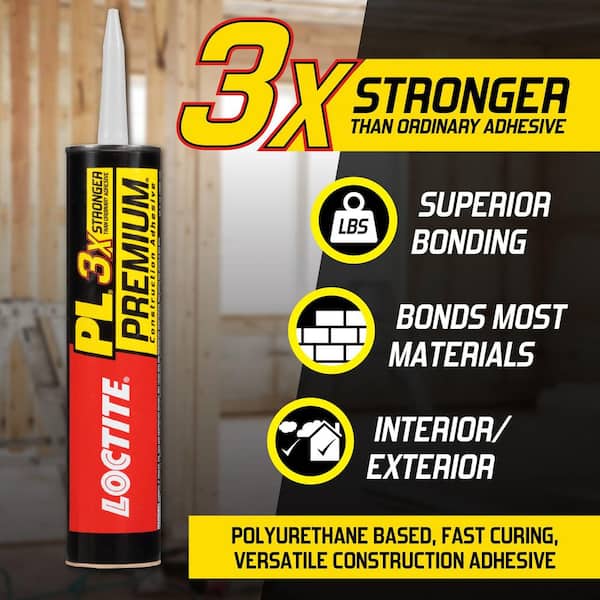 PL Premium 28 oz. Polyurethane Construction Adhesive Tan Cartridge (each)