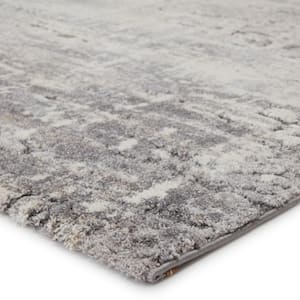 Benton Gray/Ivory 8 ft. x 10 ft. Abstract Area Rug