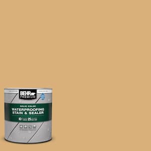 1 qt. #SC-139 Colonial Yellow Solid Color Waterproofing Exterior Wood Stain and Sealer