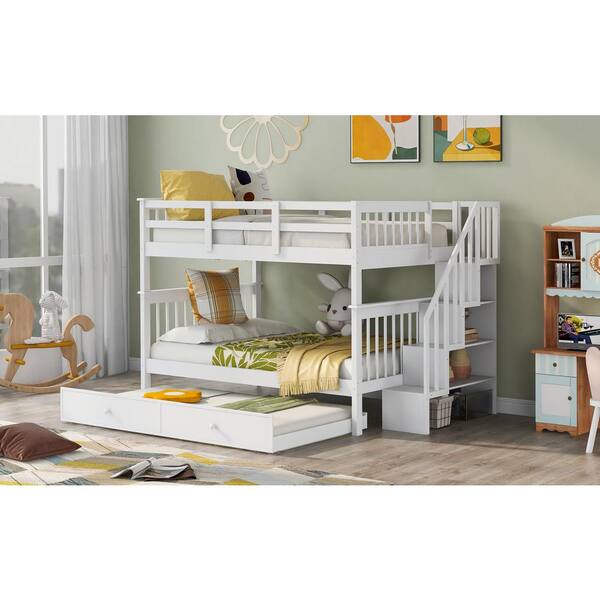 Full over full bunk beds with high weight deals capacity